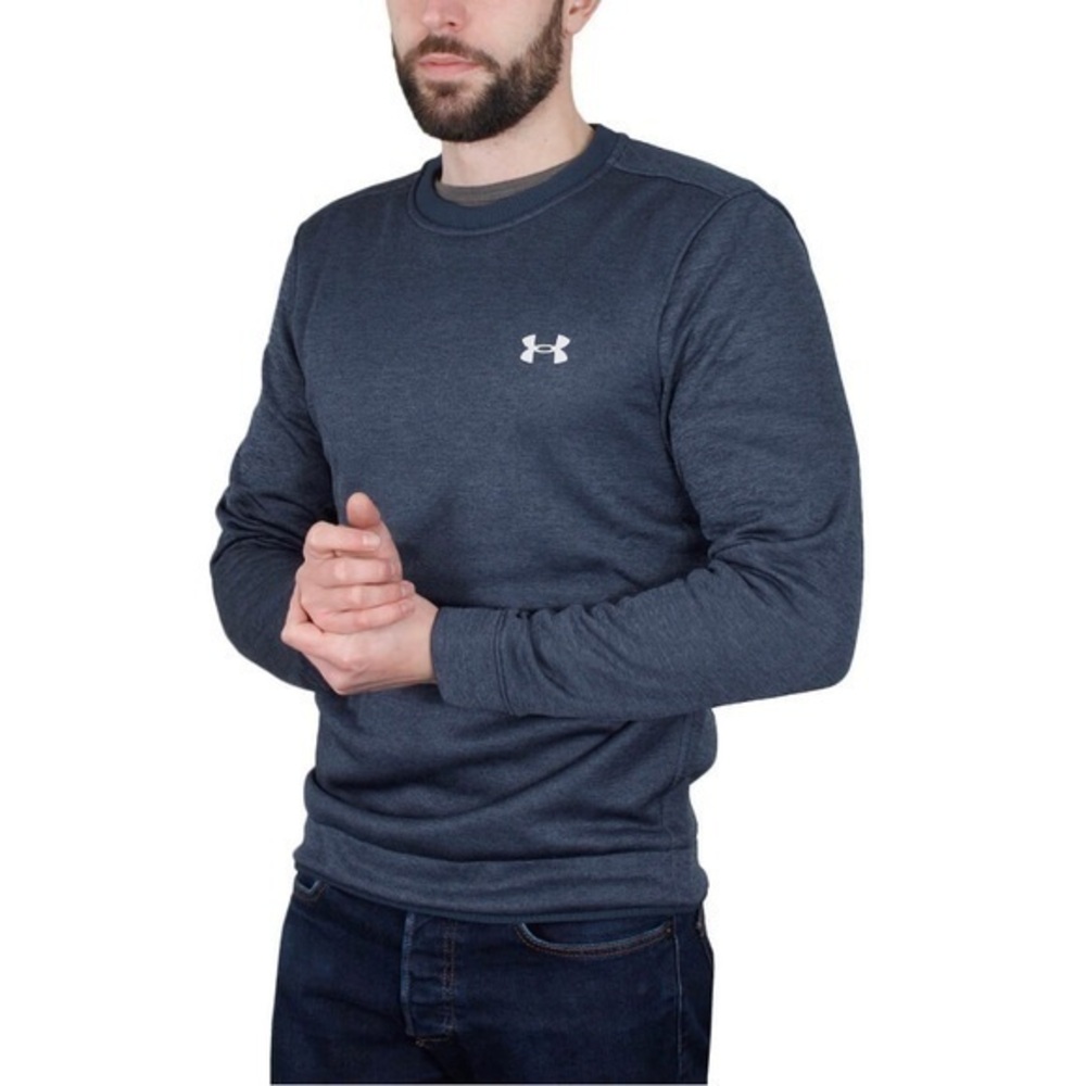 Under Armour cold gear crewneck gray athletic long sleeve T-shirtSize medium